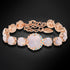 Браслет "Apžilbinošs Mirdzums III (Rose Water Opal)" с кристаллами Swarovski™